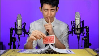 99.99% OF YOU WILL SLEEP TO ASMR CARD MAGIC (4K)