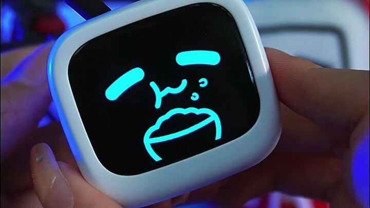 bilibiliGoods CUBE FACE Màn hình LCD TV nhỏ Màn hình cảm ứng Tai nghe Bluetooth không dây thực sự
