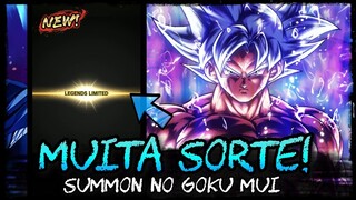 SUMMON GOKU MUI LF NO DRAGON BALL LEGENDS!