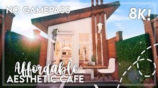 No Gamepass Affordable Aesthetic Mini Cafe I 8k! I Bloxburg Build and Tour - iTapixca Builds