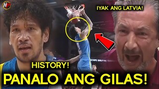 HISTORY ANG GINAWA ng Gilas! Napamura ang coach ng Latvia sa Bench! Pinaiyak ang Latvia!