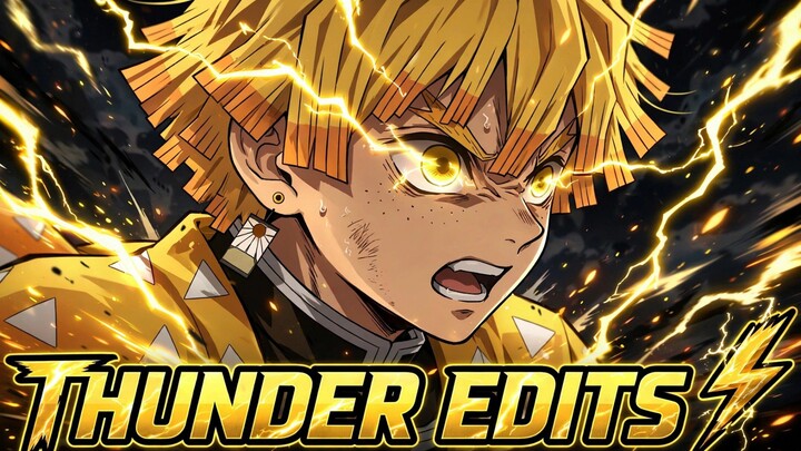 Zenitsu Thunderclap & Flash ⚡ [4K] Phonk Edit | Demon Slayer