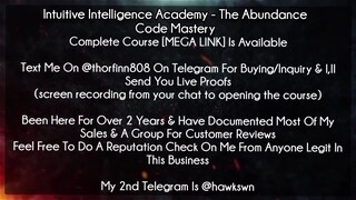 [99$]Intuitive Intelligence Academy - The Abundance Code Mastery Course Download