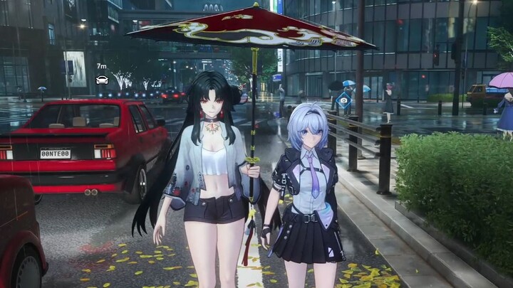 Just in case you didn’t know, Xun will hold an umbrella for you on rainy days.