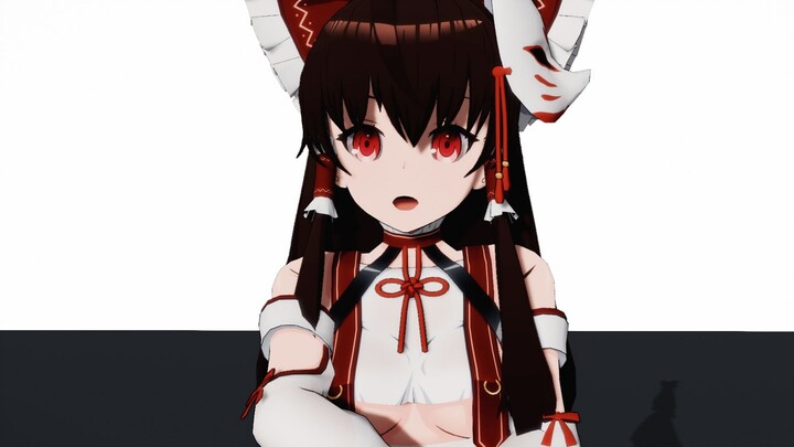 One hundred thousand yen! 【MMD|Demon King Reimu】