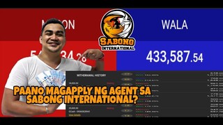 FULL TUTORIAL|PAANO MAGAPPLY NG AGENT SA SABONG INTERNATIONAL|SABONG INTERNATIONAL LIVE|
