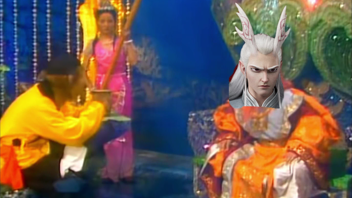 Ao Guang: Monkey, please don't take my pillar, okay? (secretly happy)