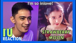 FIRST TIME REACTING to IU!! Strawberry Moon - Reaction