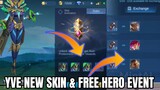 GUYS! WE HAVE FREE HERO EVENT for M3 Celebration | New Arrival Skin Event Update | MLBB
