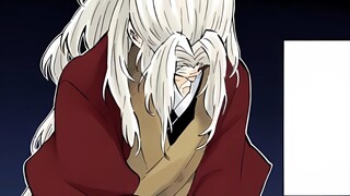 阔别六十年的再次相遇，缘一还是不忍伤害哥哥，握刀寿终正寝了