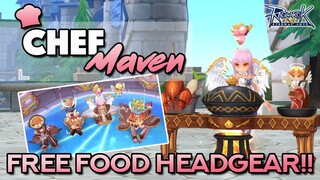 HOW TO UNLOCK FREE FOOD HEADGEAR + 5-STAR FOOD RECIPES | Ragnarok Mobile Eternal Love