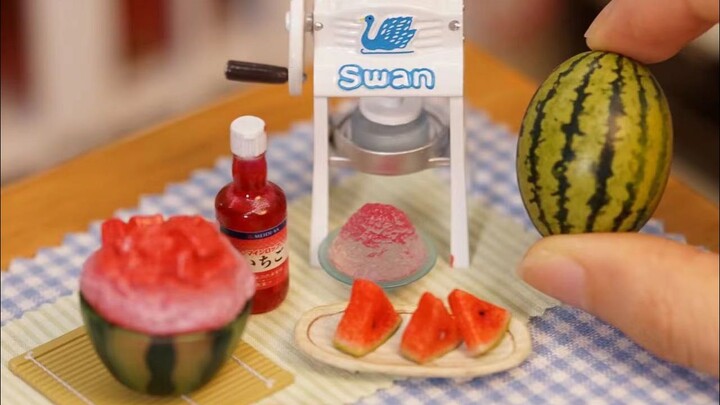 อึ้งไปเลย! แตงโมลูกเล็กขนาดนี้ทำน้ำแข็งไสได้ด้วยเหรอ????