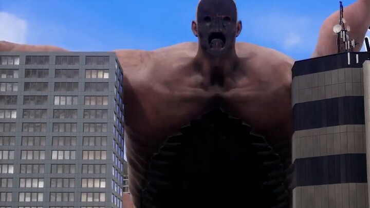 [Perbandingan ukuran: Godzilla vs Attack on Titan]