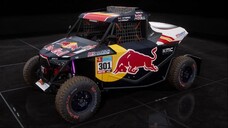 Overdrive OT3 in Dakar Desert Rally. Red Bull off-road team USA