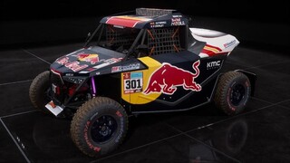 Overdrive OT3 in Dakar Desert Rally. Red Bull off-road team USA
