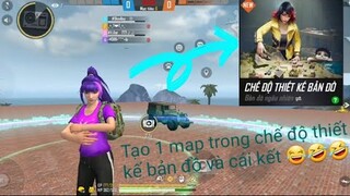 Free Fire || Thử tạo một map trong thiết kế bản đồ để tank bo và cái kết 🤣🤣🤣 || Trùm Bug Game