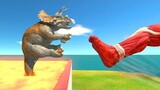 Karate Kick From Titan - Animal Revolt Battle Simulator
