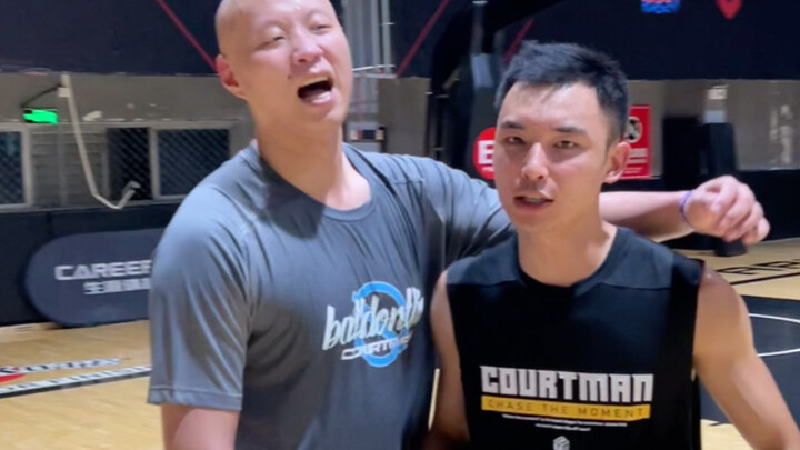 The two guys with the least hair on Baseball King have finally met!