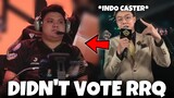 THIS INDO CASTER DIDN’T VOTE FOR RRQ HOSHI ON PURPOSE… 🤣