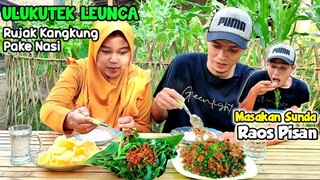 Mantap.. Cuma Kangkung di Sambelin ⁉️ Enaknya Bikin Nagih, Ulukutek Leunca, Masakan Sunda di Desa