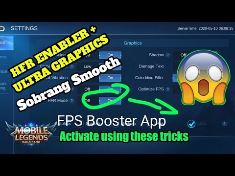 How to enable High Frame Rate & ULTRA settings for Mobile Legends (Smooth Gameplay) - Tagalog