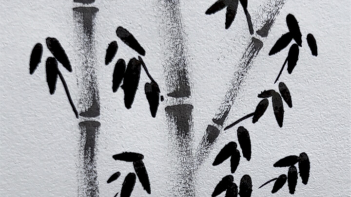 My secret technique for painting bamboo, kept for twenty years! I’d never teach it to someone I’m no