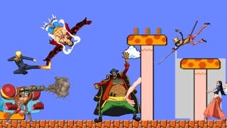 Homemade explosive animation: Blackbeard vs. Straw Hats