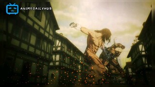 ATTACK ON TITAN || EREN FIGHT AGAINST RENEIR ||