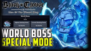 [F2P] Secret Getting Higher Archberox Score World Boss - Black Clover M