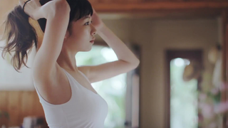 Erika Mori, Japanese lingerie advertisement