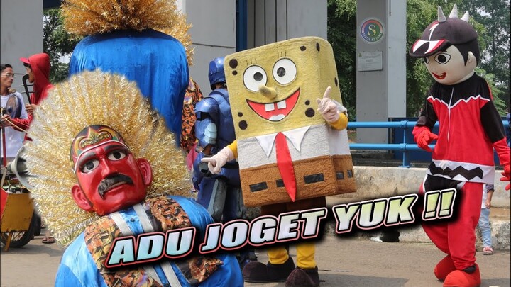 ONDEL-ONDEL vs BADUT-BADUT GOKIL adu Joget