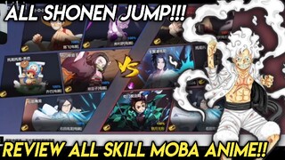 REVIEW SEMUA SKILL KARAKTER GG MOBA ANIME - CODE NAME JUMP