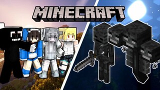 Minecraft Tapi Berempat Mengalahkan Wither