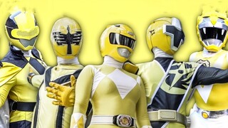 Không bao giờ mệt mỏi khi xem nó! Super Sentai: Bộ sưu tập chuyển đổi Sentai màu vàng~