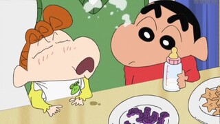 [Crayon Shin-chan] Sour cabbage and cookies go really well together! I helped my dad’s company get a