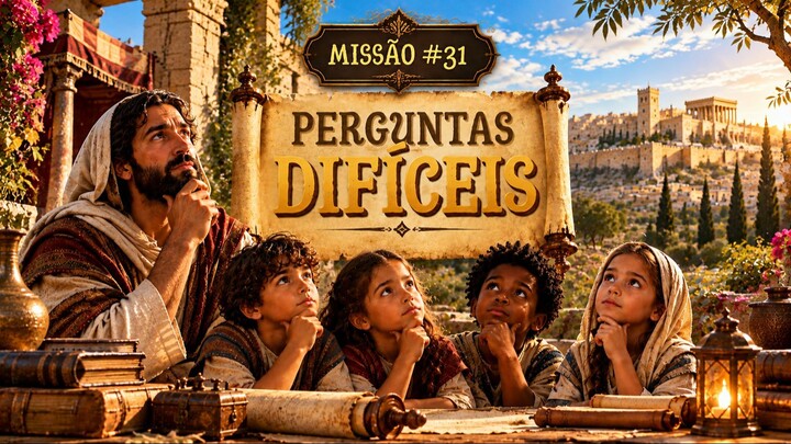 🔥 3 PERGUNTAS BÍBLICAS DIFÍCEIS! Você consegue 3/3? 😱 | Missão #31