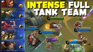 FULL TANK TEAM INTENSE GAMEPLAY! TROLLING ON RANKED