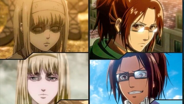 [ Attack on Titan ] Each character's form changes, who has the biggest contrast?