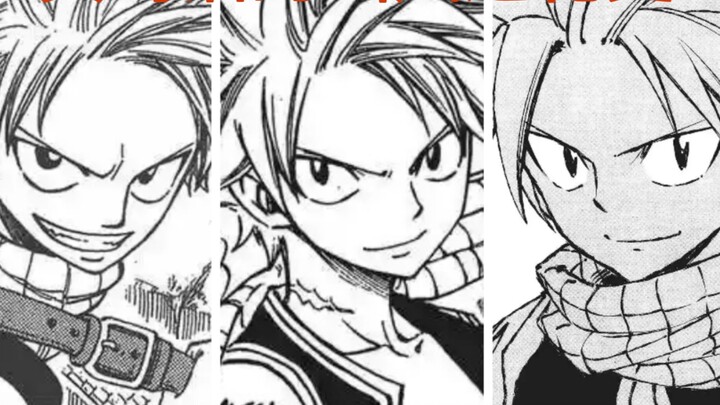 Appreciate the covers of "Fairy Tail" Volumes 1-63, witnessing the changes in Hiro Mashima's paintin