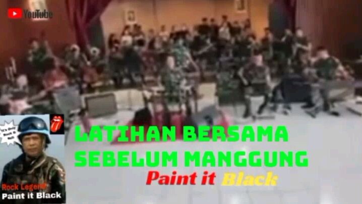 TNI Secapa AD Bandung dengan para Musisi Latihan Musik Bersama