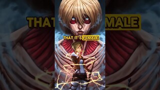 what if a man ate the female titan? #attackontitan  #femaletitan #anime #shorts