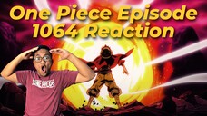 DRUNKEN KAIDO VS LUFFY 🔥 | ONE PIECE EPISODE 1064 REACTION