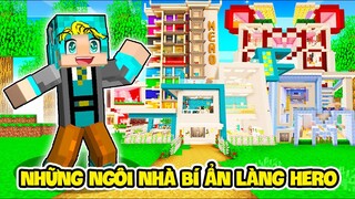 YABUN THỬ THÁCH 24 GIỜ KHÁM PHÁ NHỮNG NGÔI NHÀ BÍ ẨN MỚI TRONG LÀNG HERO TEAM MINECRAFT