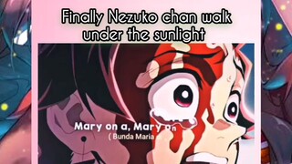 Nezuko immune in sunlight