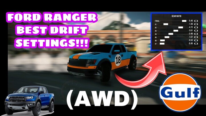 Ford Ranger Best Drift Settings!!! Car Parking Multiplayer New Update.