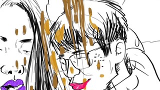 Dựa vào eo, hahaha