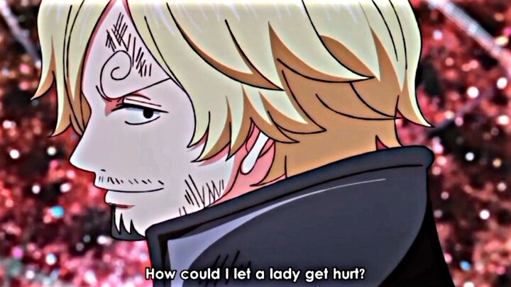 Sanji always protect women 😍