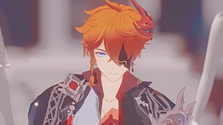 【原神MMD】只知晓自己在堕落而下|オルターエゴ【黑手党达达利亚】