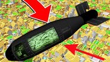 Minecraft: The strongest Tsar bomb in history VS the largest village seed in history, the graphics card is about to explode!