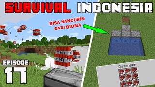 BUAT MERIAM TAPI ISINYA TNT SEMUA !! - Minecraft Survival Indonesia (Eps.17)